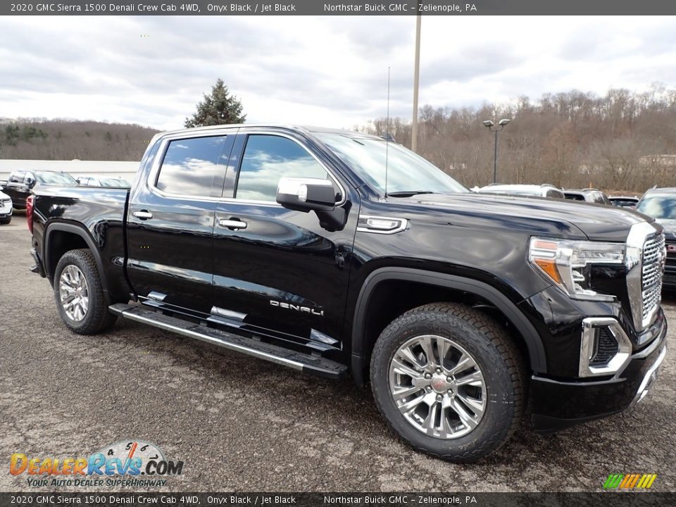 Onyx Black 2020 GMC Sierra 1500 Denali Crew Cab 4WD Photo #3