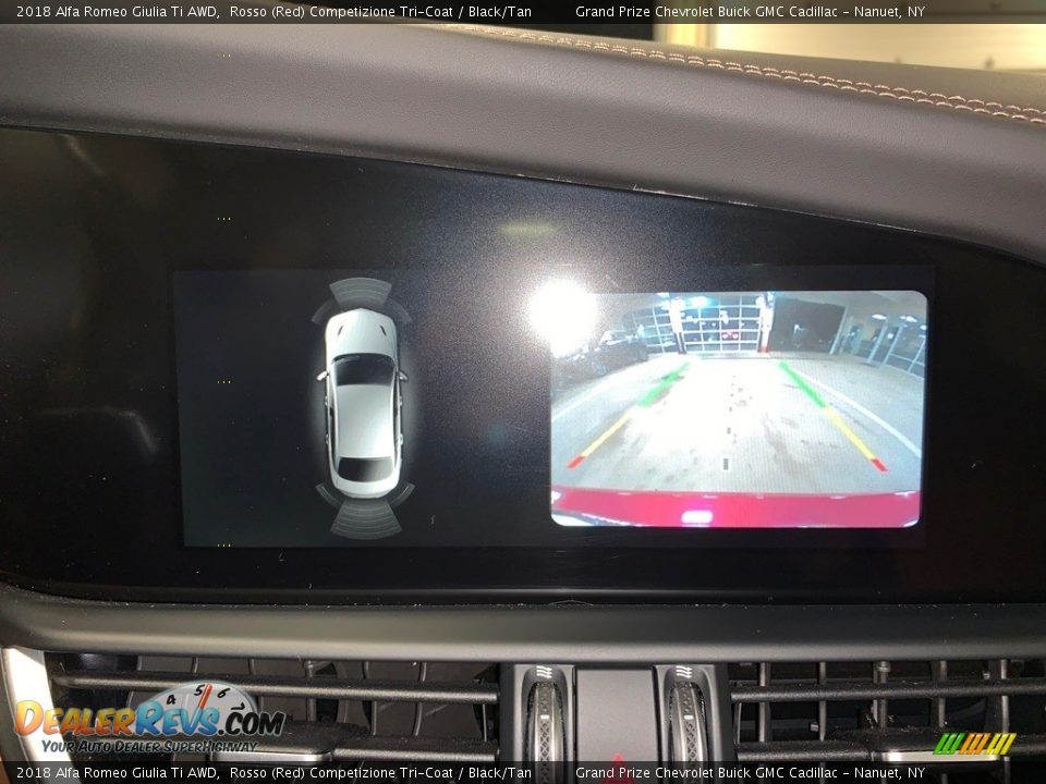 2018 Alfa Romeo Giulia Ti AWD Rosso (Red) Competizione Tri-Coat / Black/Tan Photo #22