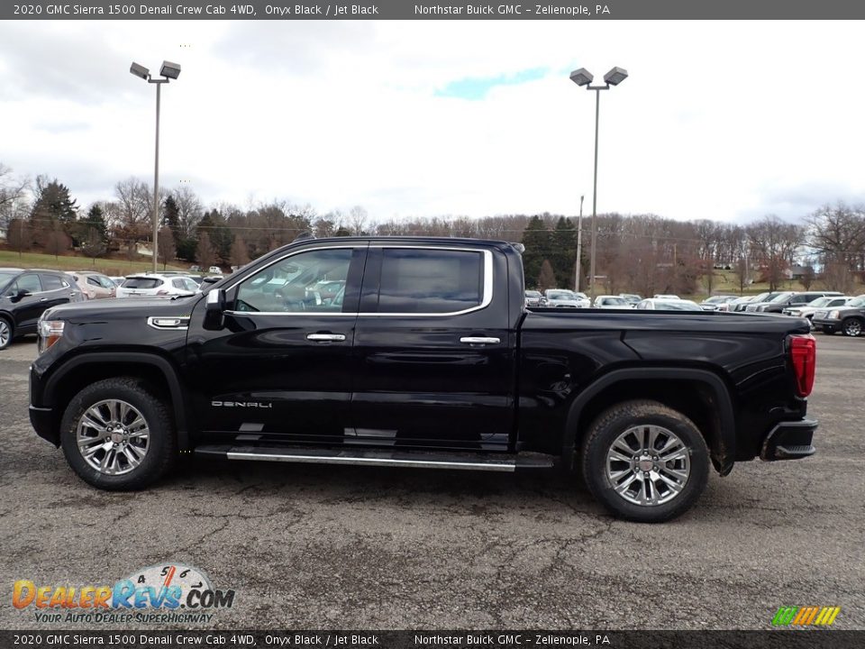 2020 GMC Sierra 1500 Denali Crew Cab 4WD Onyx Black / Jet Black Photo #8