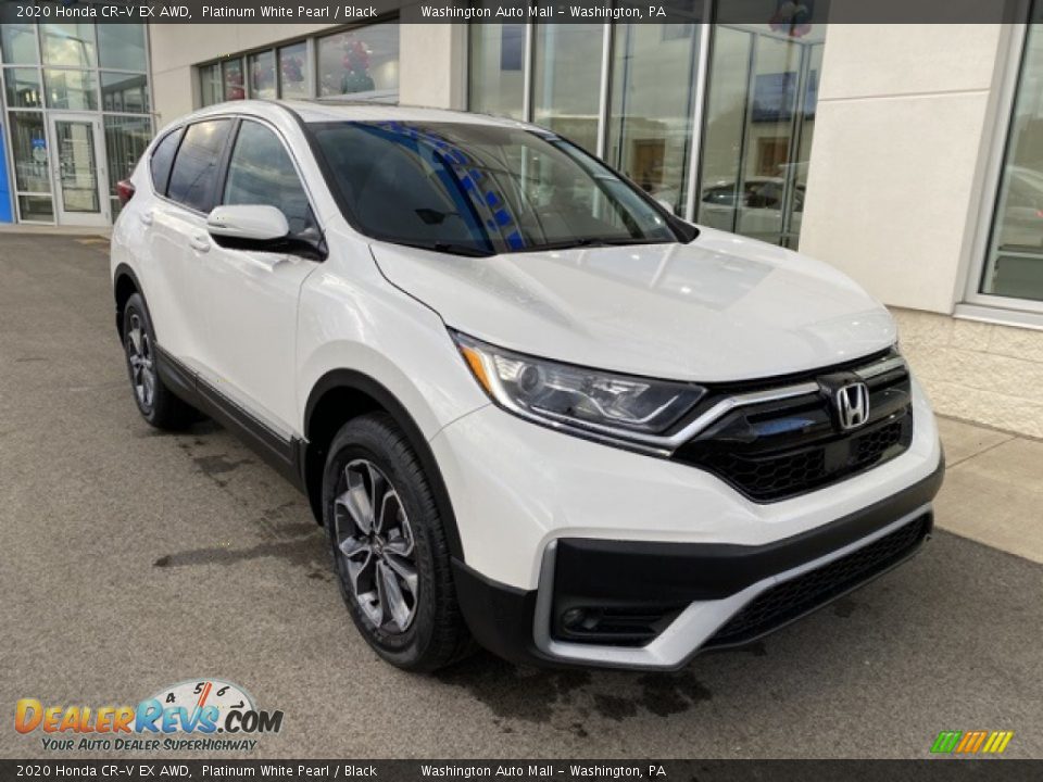 2020 Honda CR-V EX AWD Platinum White Pearl / Black Photo #2