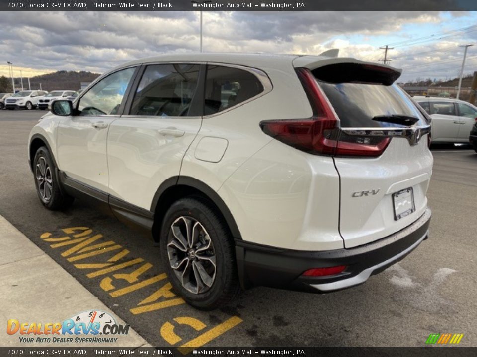 2020 Honda CR-V EX AWD Platinum White Pearl / Black Photo #5