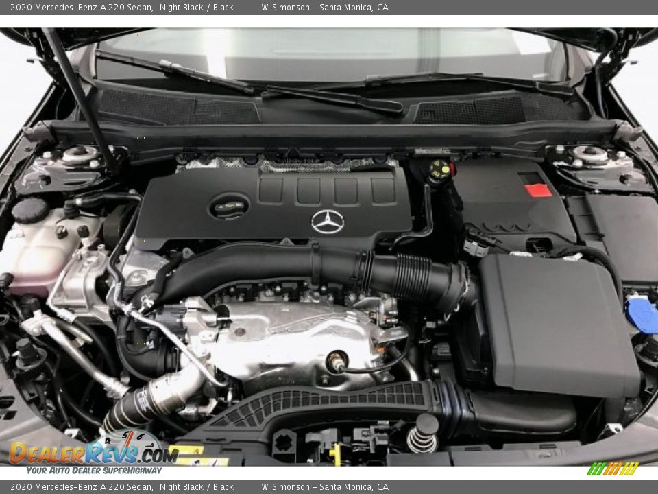 2020 Mercedes-Benz A 220 Sedan Night Black / Black Photo #8