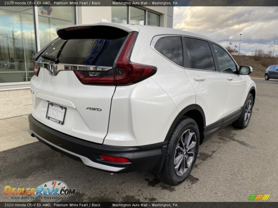 2020 Honda CR-V EX AWD Platinum White Pearl / Black Photo #7