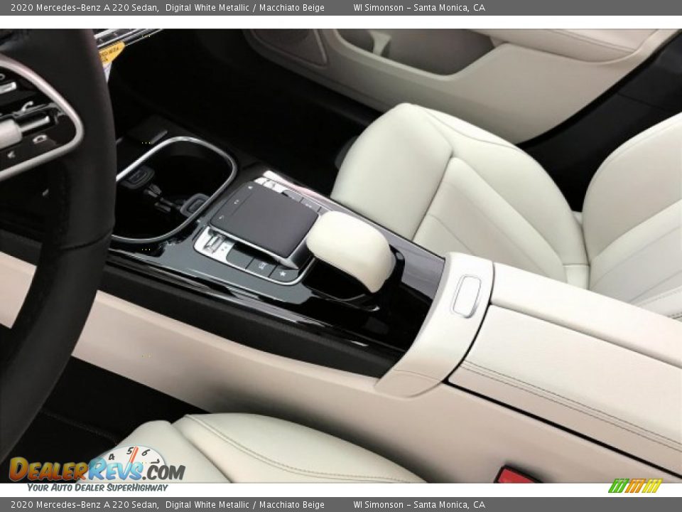 2020 Mercedes-Benz A 220 Sedan Digital White Metallic / Macchiato Beige Photo #7
