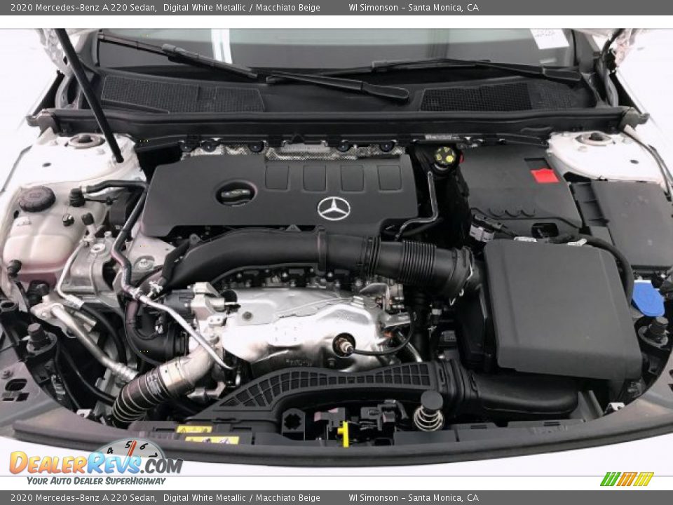 2020 Mercedes-Benz A 220 Sedan Digital White Metallic / Macchiato Beige Photo #8
