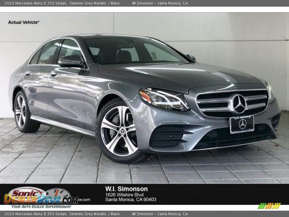 2020 Mercedes-Benz E 350 Sedan Selenite Grey Metallic / Black Photo #1