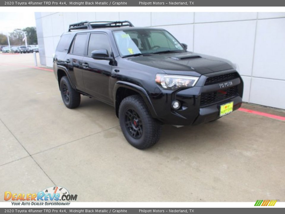 2020 Toyota 4Runner TRD Pro 4x4 Midnight Black Metallic / Graphite Photo #2