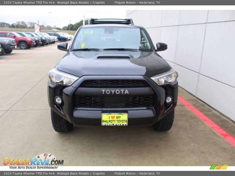 2020 Toyota 4Runner TRD Pro 4x4 Midnight Black Metallic / Graphite Photo #3