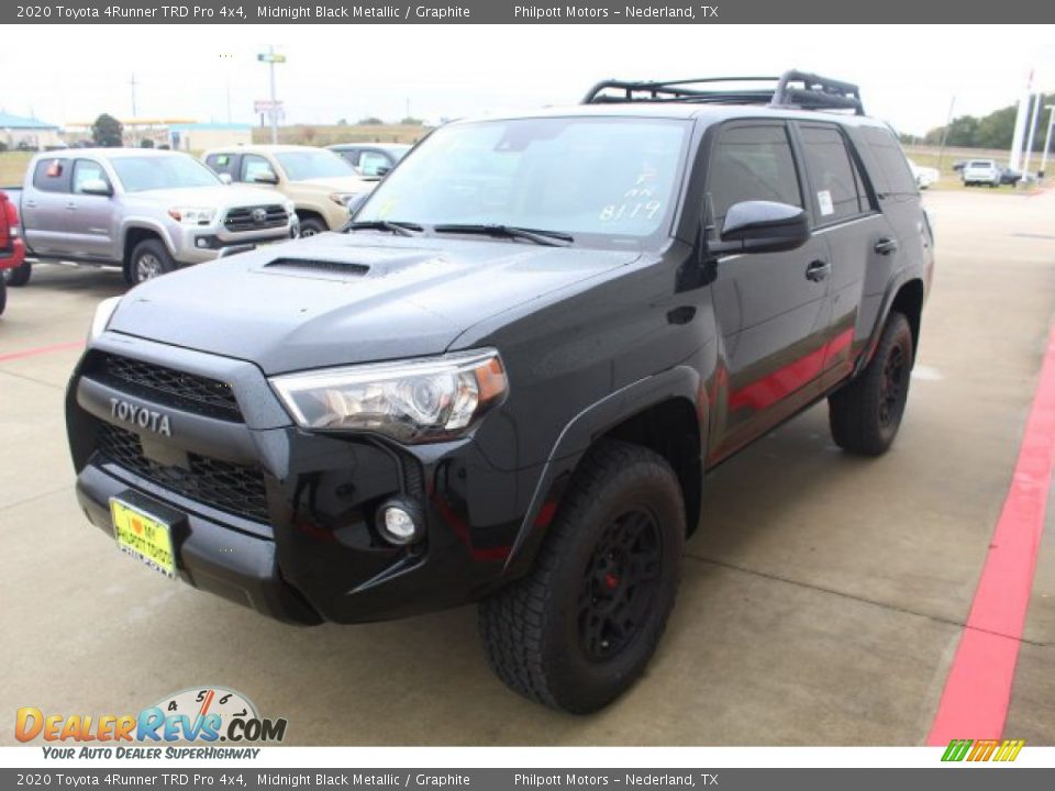2020 Toyota 4Runner TRD Pro 4x4 Midnight Black Metallic / Graphite Photo #4