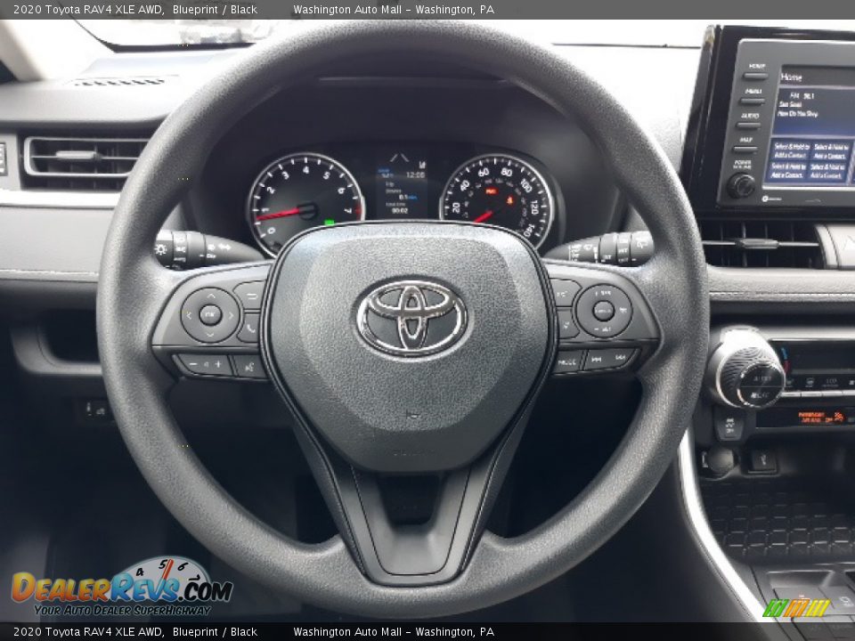 2020 Toyota RAV4 XLE AWD Steering Wheel Photo #6
