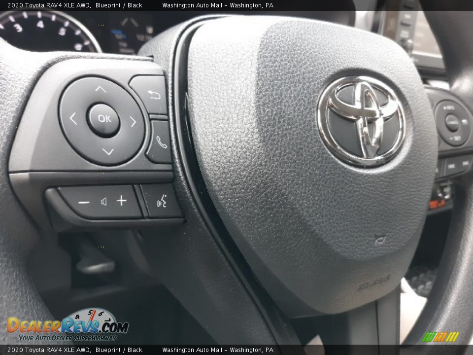2020 Toyota RAV4 XLE AWD Blueprint / Black Photo #7