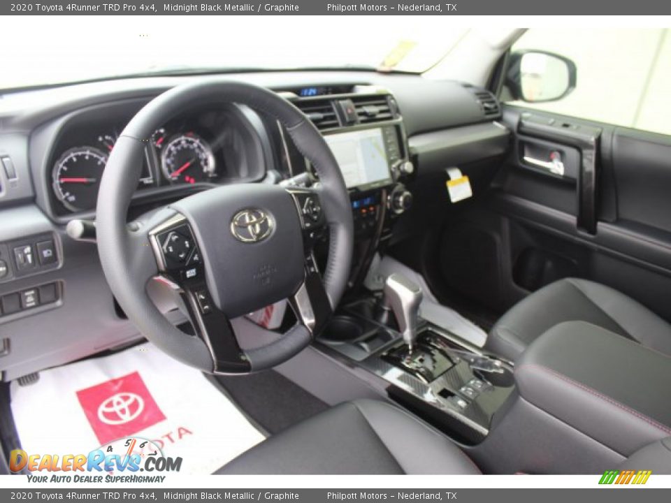2020 Toyota 4Runner TRD Pro 4x4 Midnight Black Metallic / Graphite Photo #12
