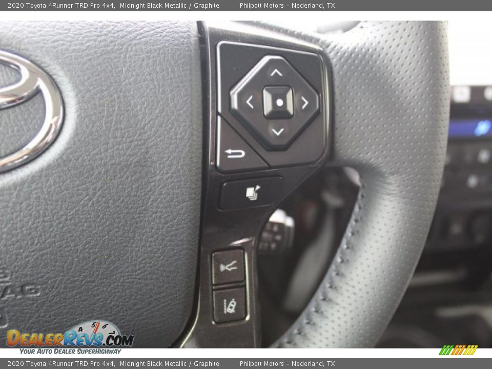 2020 Toyota 4Runner TRD Pro 4x4 Midnight Black Metallic / Graphite Photo #15