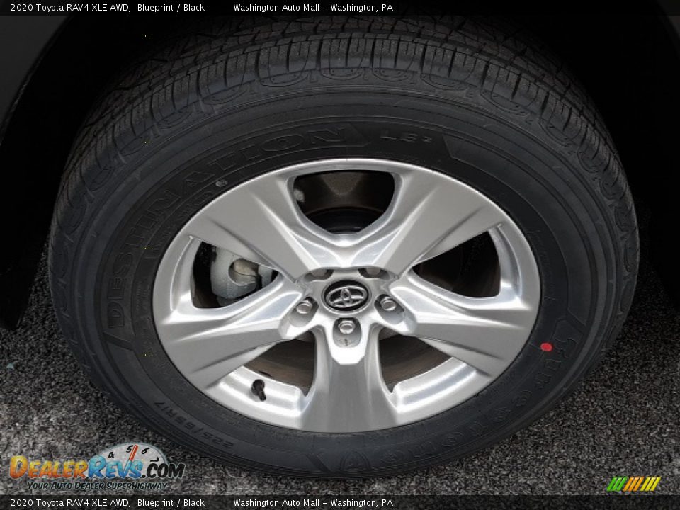 2020 Toyota RAV4 XLE AWD Blueprint / Black Photo #19