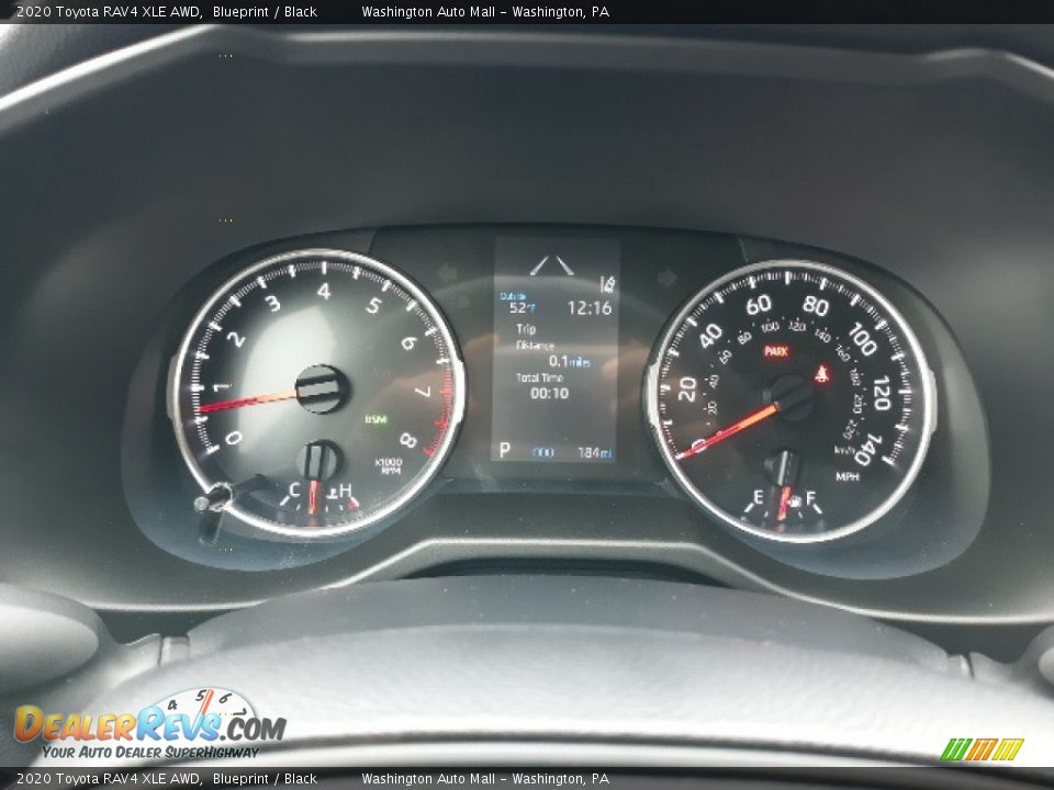 2020 Toyota RAV4 XLE AWD Blueprint / Black Photo #28