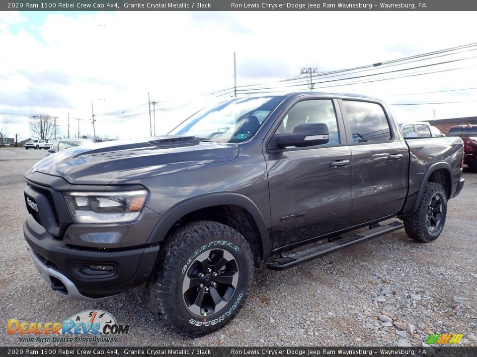 2020 Ram 1500 Rebel Crew Cab 4x4 Granite Crystal Metallic / Black Photo #1