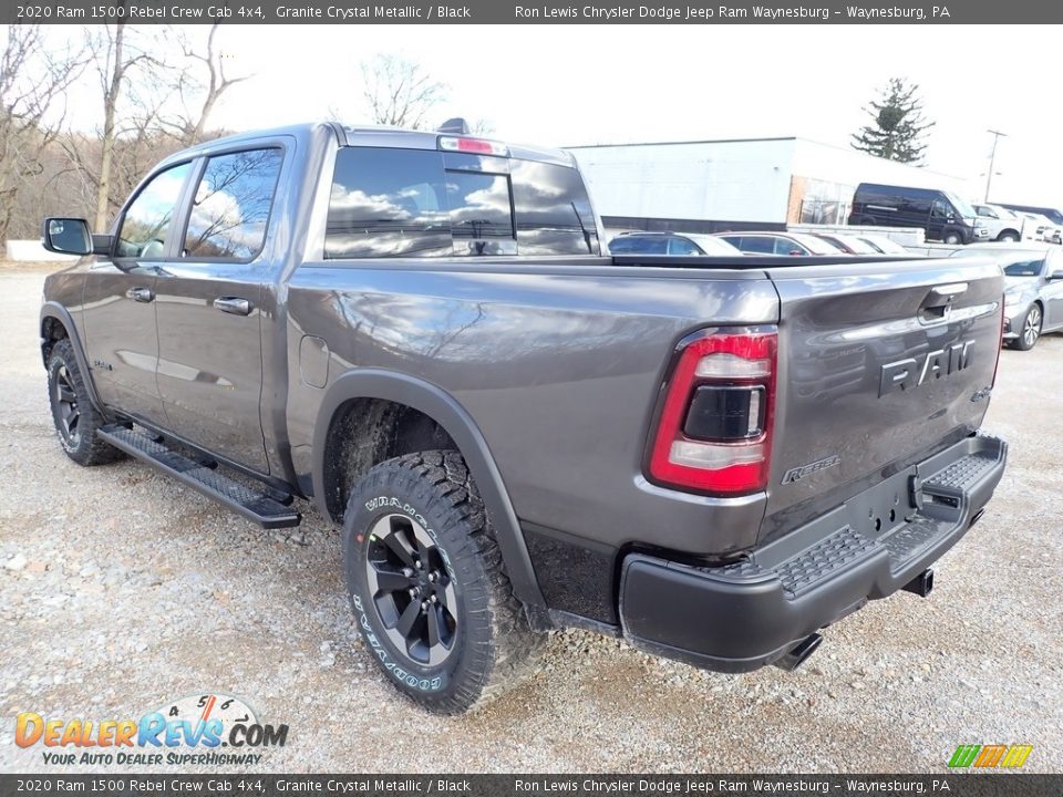 2020 Ram 1500 Rebel Crew Cab 4x4 Granite Crystal Metallic / Black Photo #3
