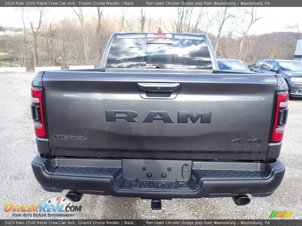 2020 Ram 1500 Rebel Crew Cab 4x4 Granite Crystal Metallic / Black Photo #4