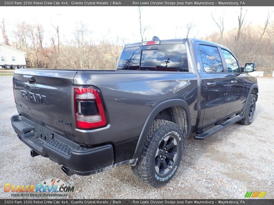 2020 Ram 1500 Rebel Crew Cab 4x4 Granite Crystal Metallic / Black Photo #5