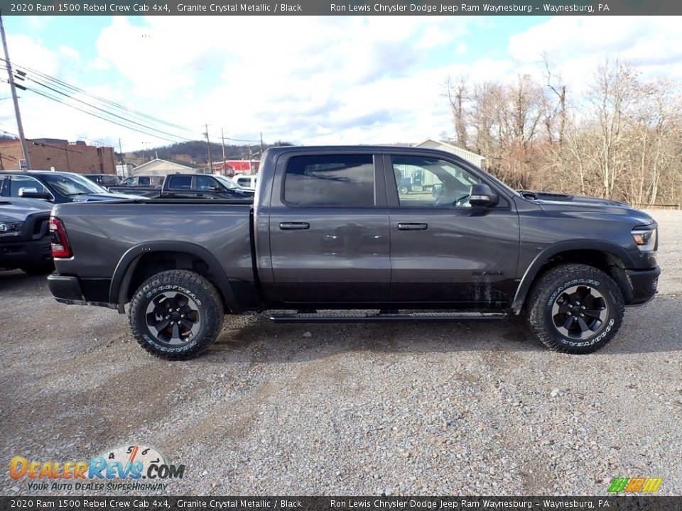 2020 Ram 1500 Rebel Crew Cab 4x4 Granite Crystal Metallic / Black Photo #6