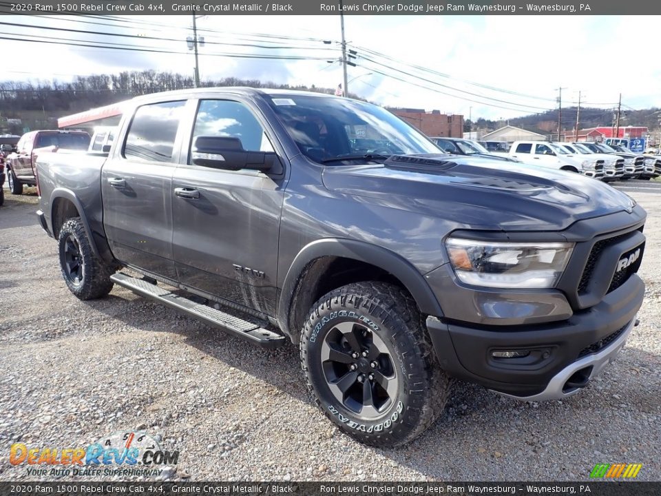 2020 Ram 1500 Rebel Crew Cab 4x4 Granite Crystal Metallic / Black Photo #7