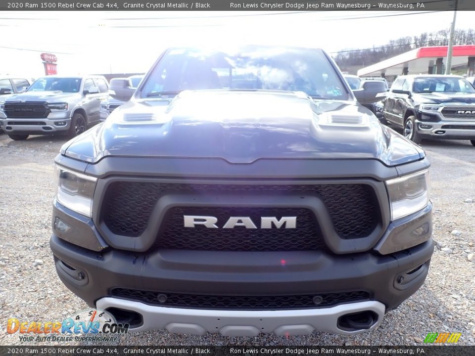 2020 Ram 1500 Rebel Crew Cab 4x4 Granite Crystal Metallic / Black Photo #8