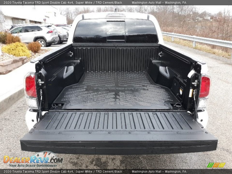 2020 Toyota Tacoma TRD Sport Double Cab 4x4 Super White / TRD Cement/Black Photo #13