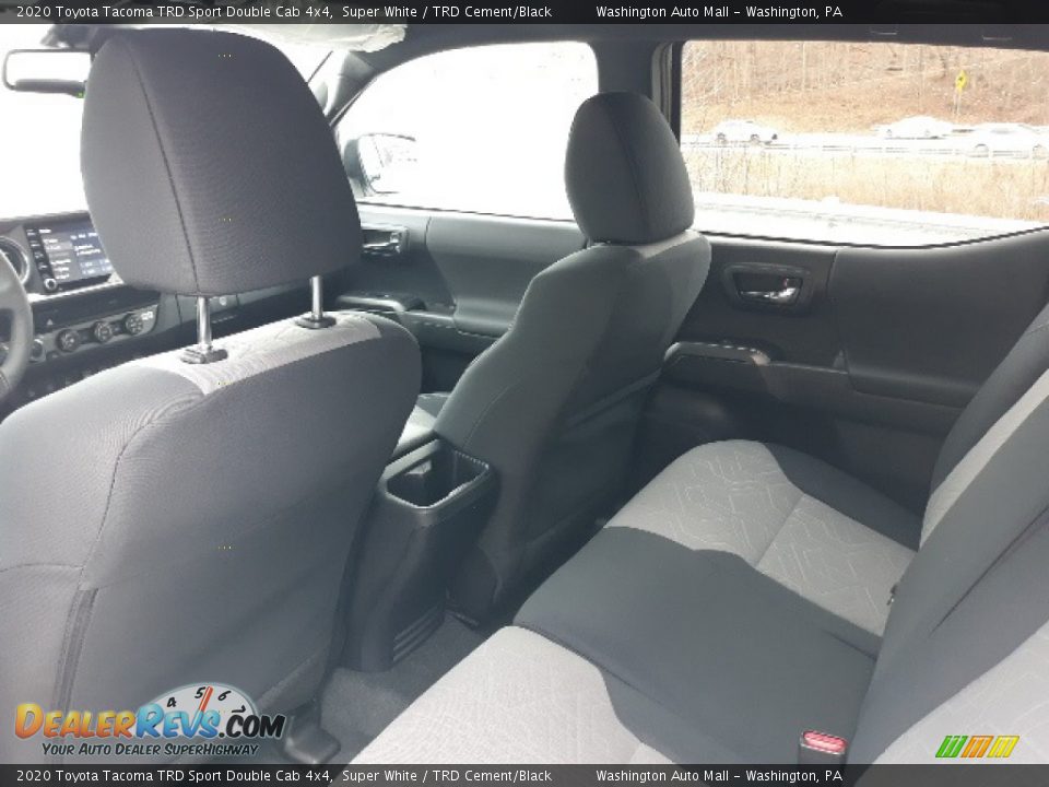 2020 Toyota Tacoma TRD Sport Double Cab 4x4 Super White / TRD Cement/Black Photo #18