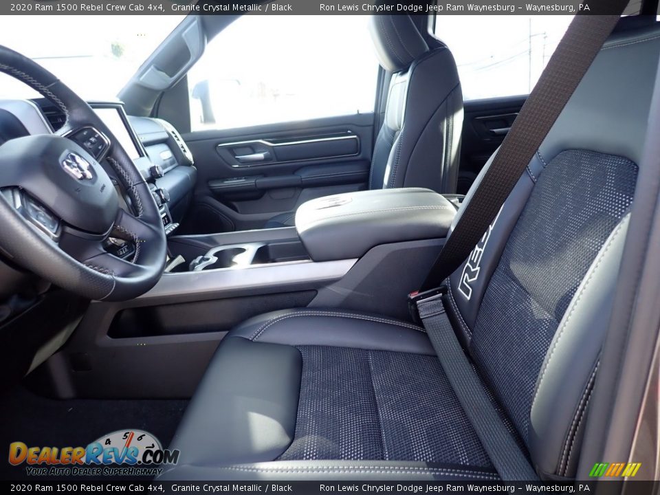 2020 Ram 1500 Rebel Crew Cab 4x4 Granite Crystal Metallic / Black Photo #13