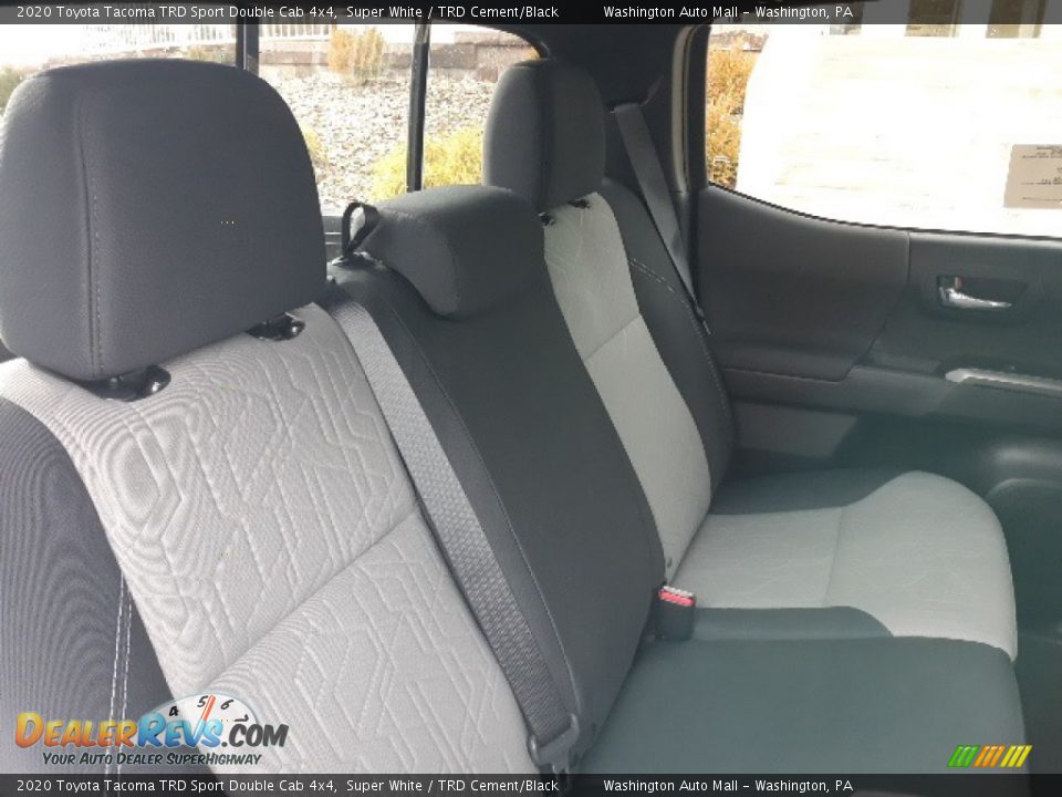 2020 Toyota Tacoma TRD Sport Double Cab 4x4 Super White / TRD Cement/Black Photo #20