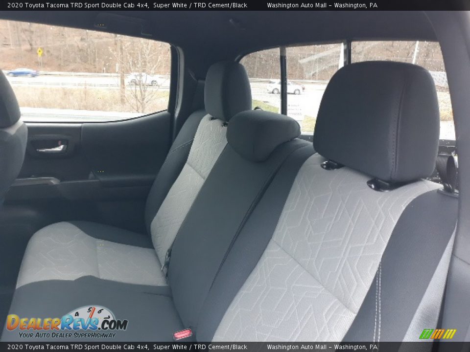 2020 Toyota Tacoma TRD Sport Double Cab 4x4 Super White / TRD Cement/Black Photo #22