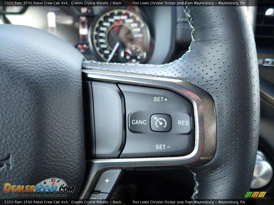 2020 Ram 1500 Rebel Crew Cab 4x4 Granite Crystal Metallic / Black Photo #18