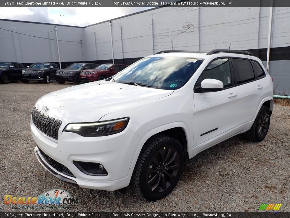 2020 Jeep Cherokee Limited 4x4 Bright White / Black Photo #1