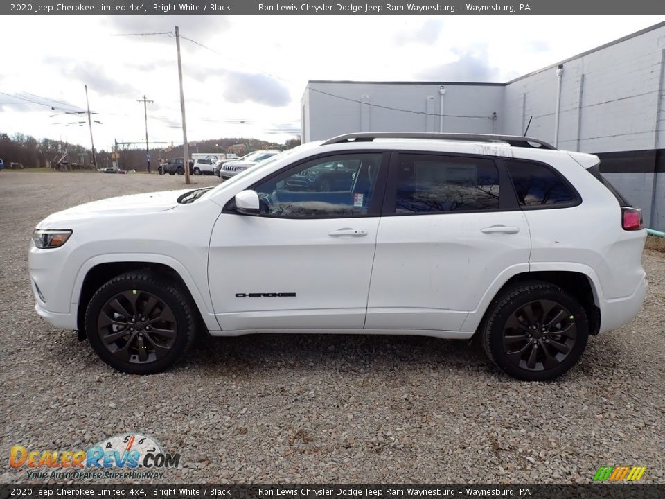 2020 Jeep Cherokee Limited 4x4 Bright White / Black Photo #2