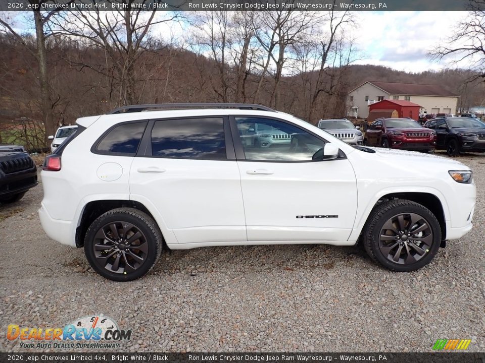 2020 Jeep Cherokee Limited 4x4 Bright White / Black Photo #6