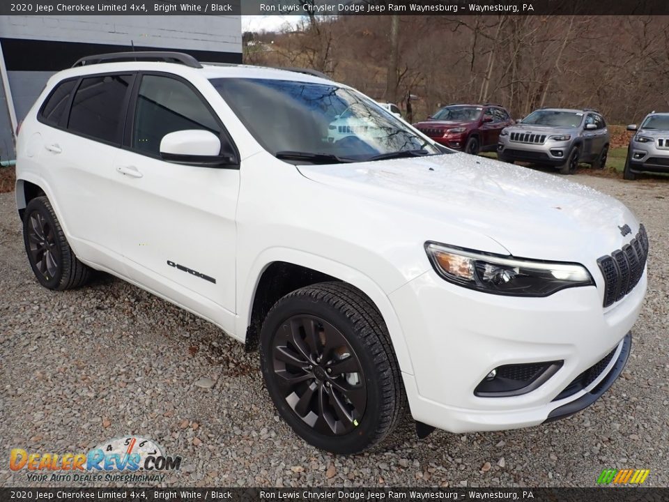2020 Jeep Cherokee Limited 4x4 Bright White / Black Photo #7