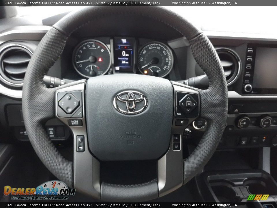 2020 Toyota Tacoma TRD Off Road Access Cab 4x4 Silver Sky Metallic / TRD Cement/Black Photo #6