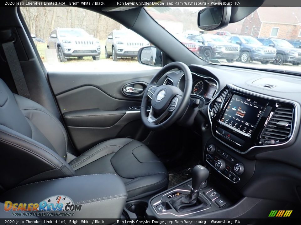 2020 Jeep Cherokee Limited 4x4 Bright White / Black Photo #11