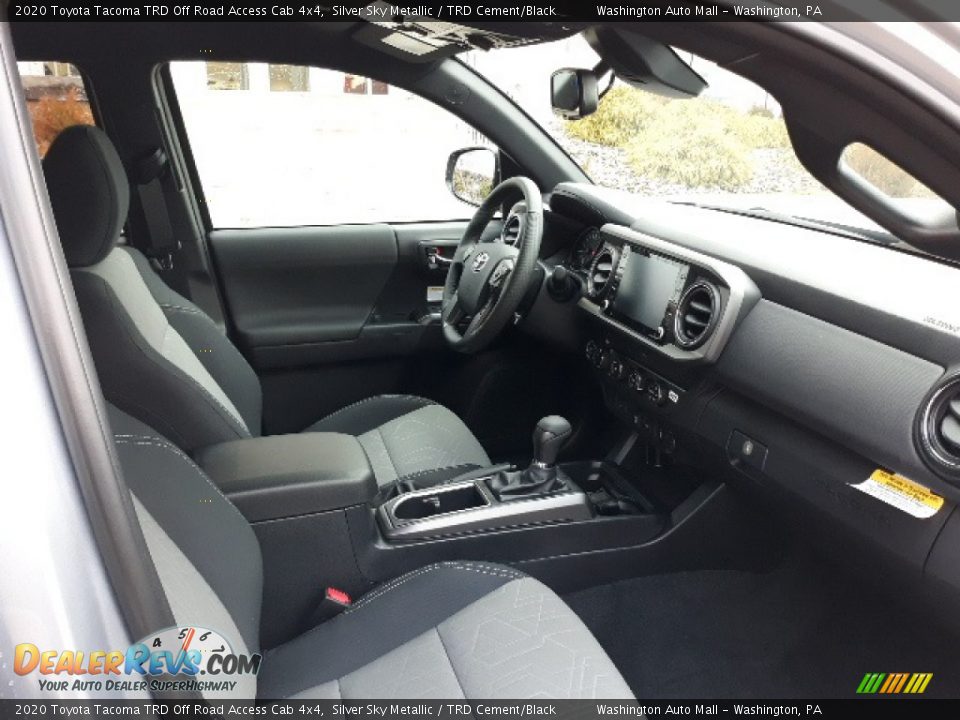 2020 Toyota Tacoma TRD Off Road Access Cab 4x4 Silver Sky Metallic / TRD Cement/Black Photo #9