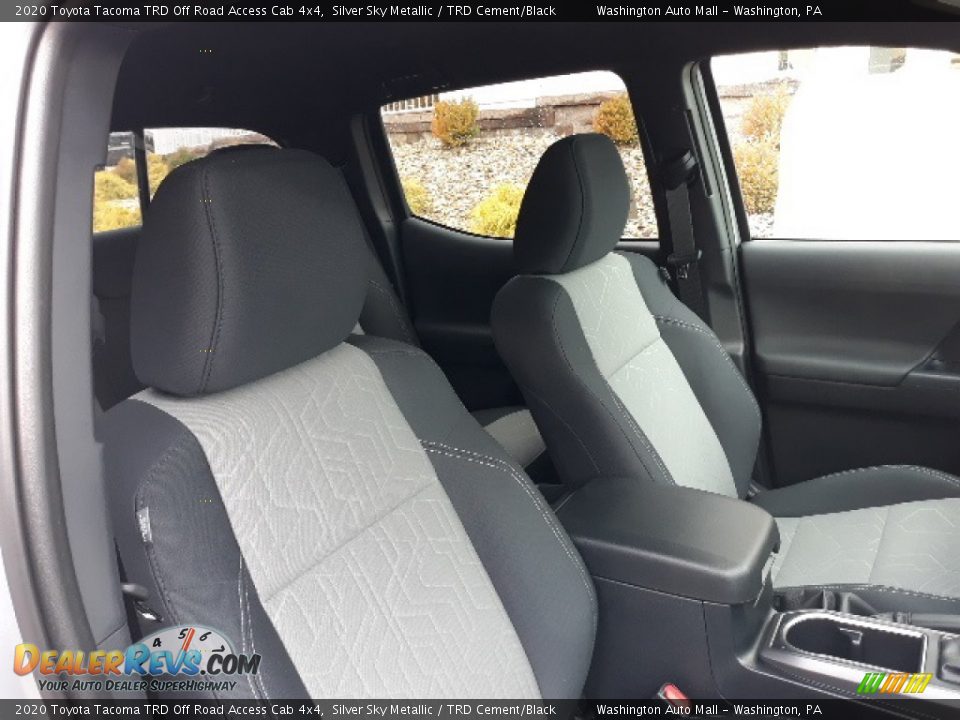 2020 Toyota Tacoma TRD Off Road Access Cab 4x4 Silver Sky Metallic / TRD Cement/Black Photo #14