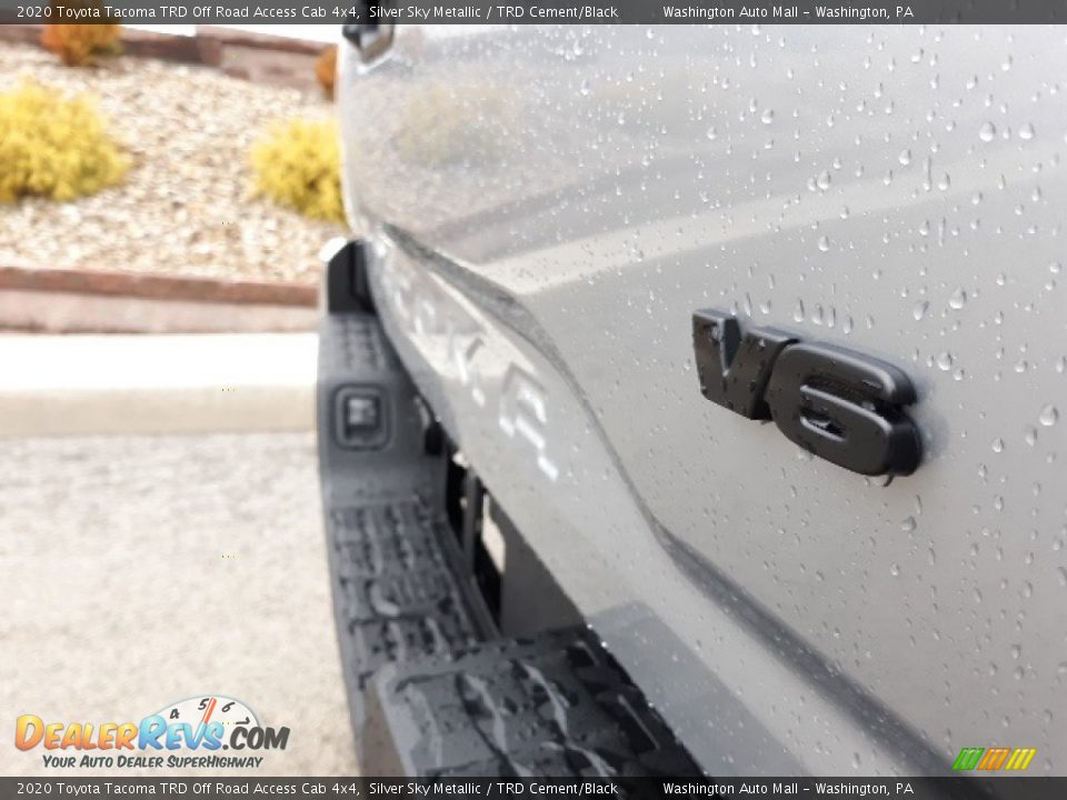 2020 Toyota Tacoma TRD Off Road Access Cab 4x4 Silver Sky Metallic / TRD Cement/Black Photo #25