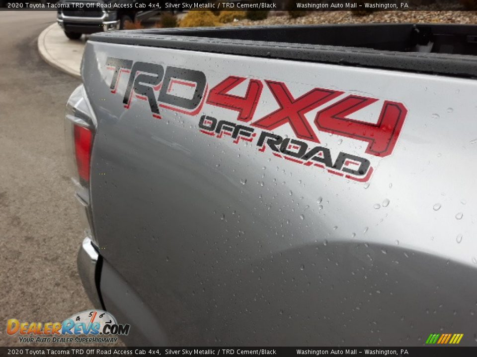 2020 Toyota Tacoma TRD Off Road Access Cab 4x4 Silver Sky Metallic / TRD Cement/Black Photo #26