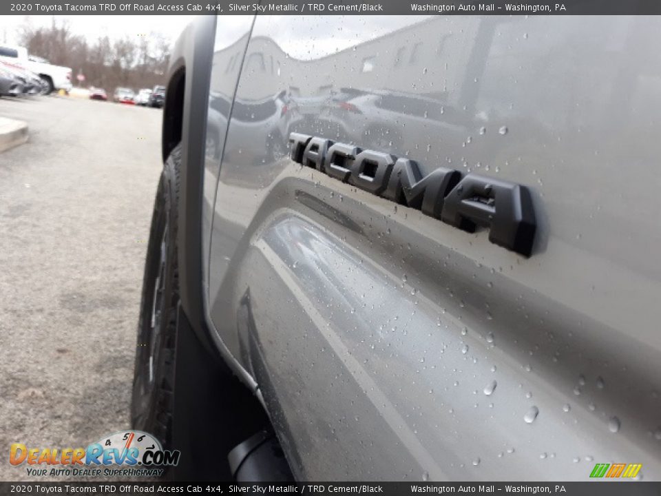 2020 Toyota Tacoma TRD Off Road Access Cab 4x4 Silver Sky Metallic / TRD Cement/Black Photo #27
