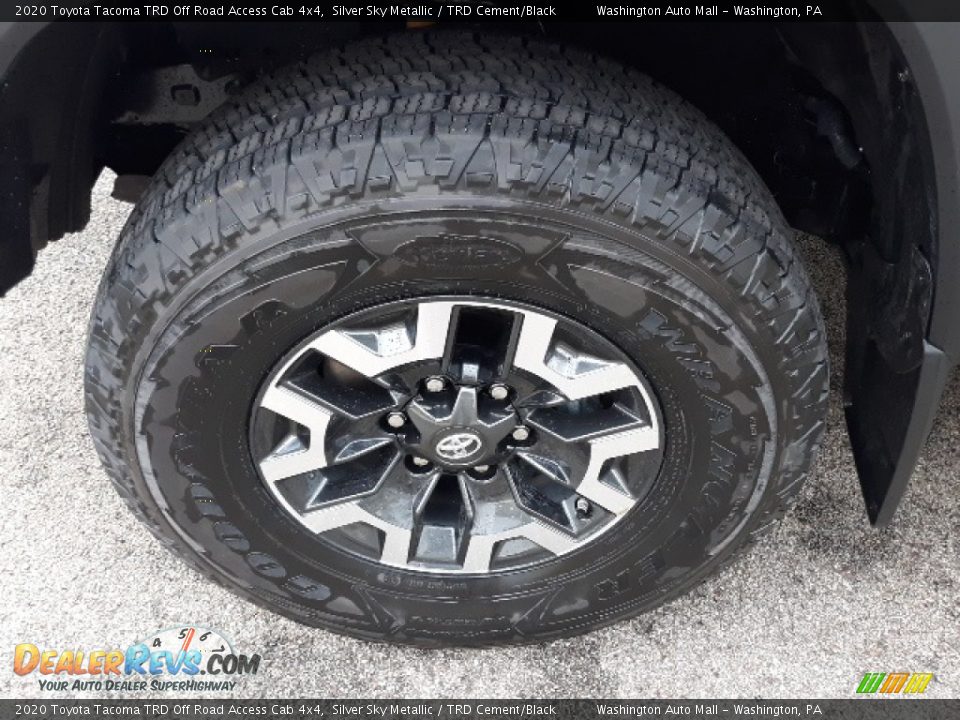 2020 Toyota Tacoma TRD Off Road Access Cab 4x4 Silver Sky Metallic / TRD Cement/Black Photo #28