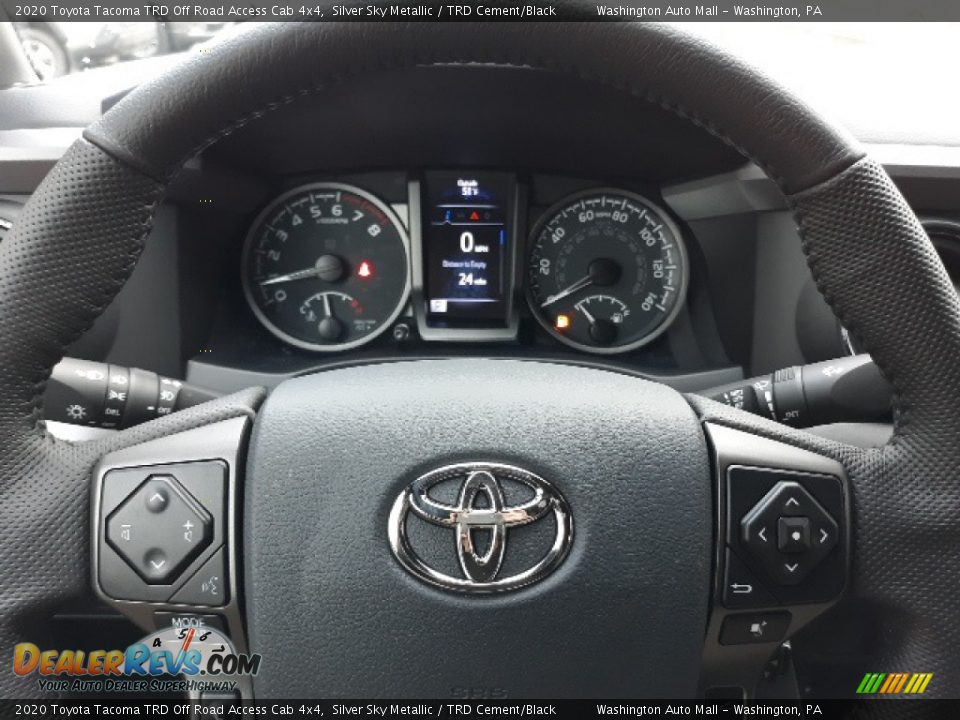 2020 Toyota Tacoma TRD Off Road Access Cab 4x4 Silver Sky Metallic / TRD Cement/Black Photo #29