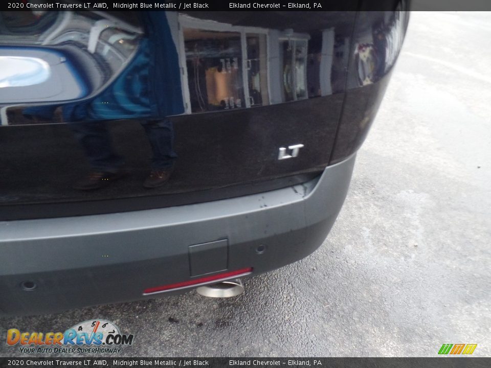 2020 Chevrolet Traverse LT AWD Midnight Blue Metallic / Jet Black Photo #13