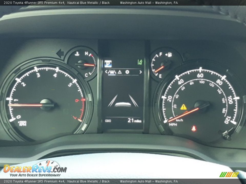 2020 Toyota 4Runner SR5 Premium 4x4 Nautical Blue Metallic / Black Photo #30