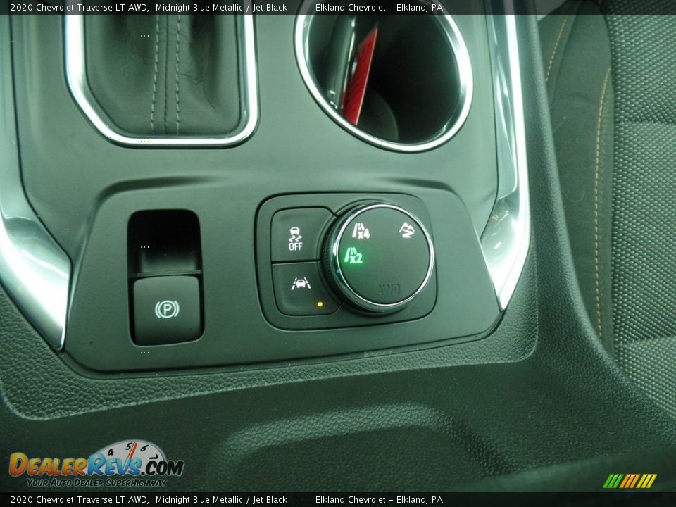 2020 Chevrolet Traverse LT AWD Midnight Blue Metallic / Jet Black Photo #30
