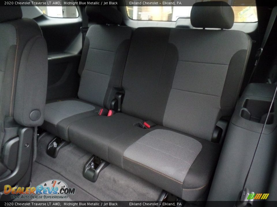 2020 Chevrolet Traverse LT AWD Midnight Blue Metallic / Jet Black Photo #34