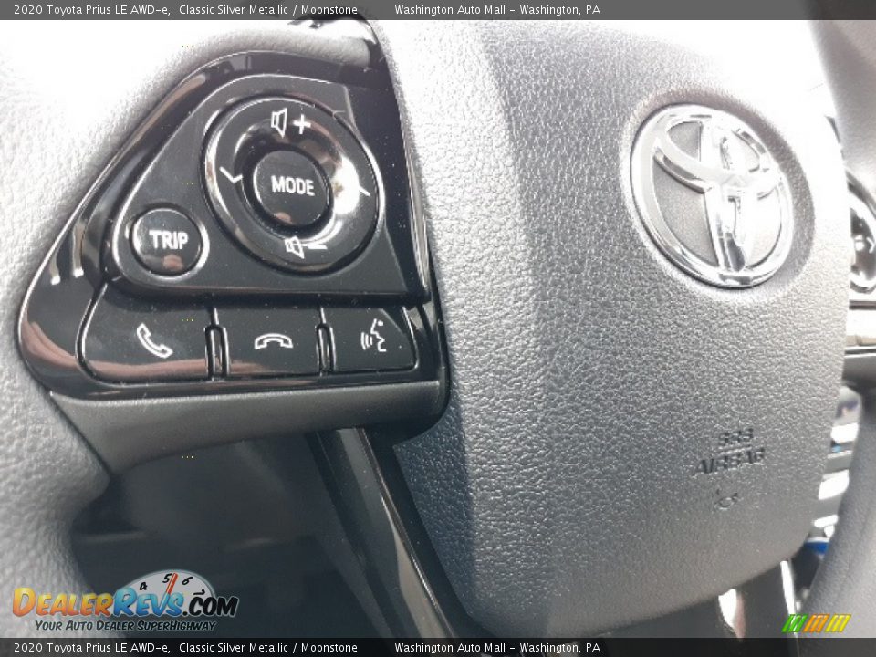 2020 Toyota Prius LE AWD-e Steering Wheel Photo #8